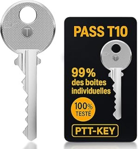 Clé passe ptt t10 boîte - clé,