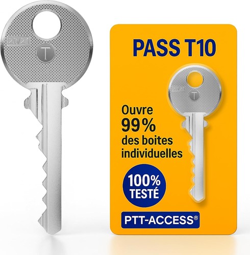 Clé pass ptt t10 passe - clé,