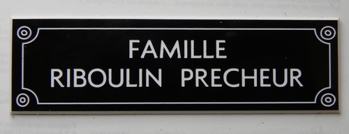 Plaque gravée personnalisée - plaque,