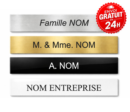Plaque boite aux lettres - boite,