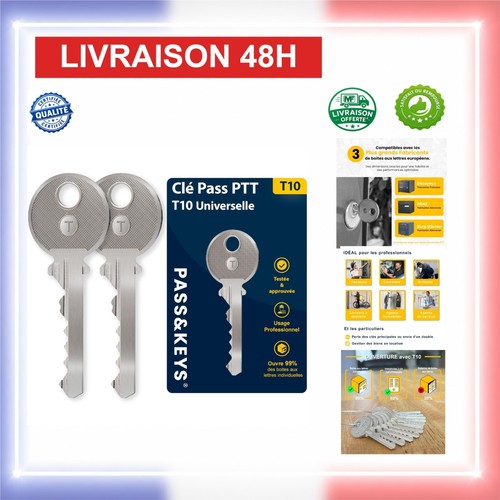 Clé pass ptt t10 universelle - pass,