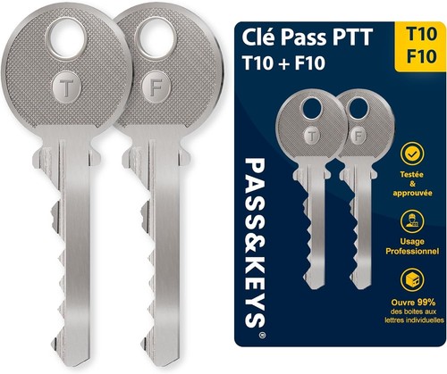 Clés ptt t10 f10 pass - ptt,